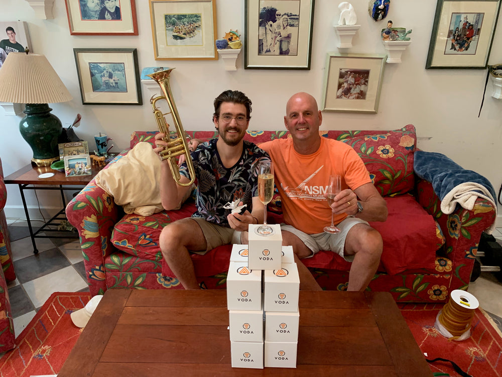 Gary and Tony Ceccolini, the father-and-son founders of Voda